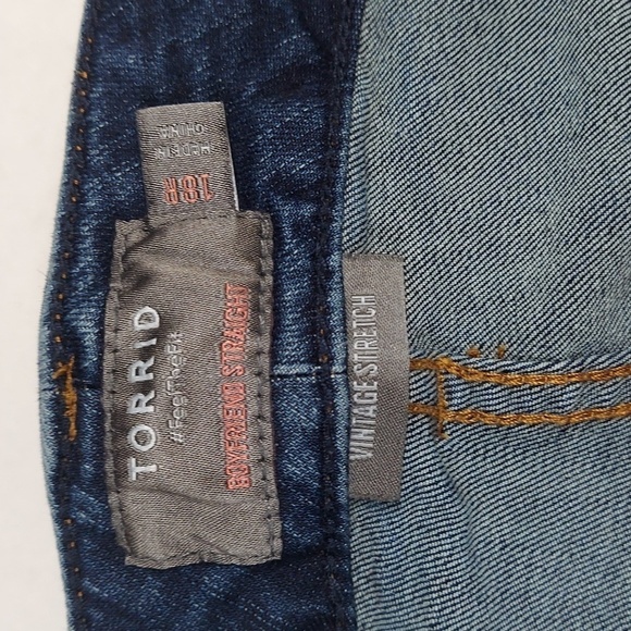 Torrid Feel The Fit Boyfriend Straight Jeans Boyfriend Straight Size 18R - Picture 11 of 13